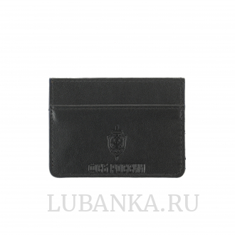 Картхолдер двухсторонний ФСБ черный