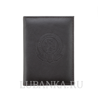 Обложка для автодокументов СБП с картхолдером коричневая