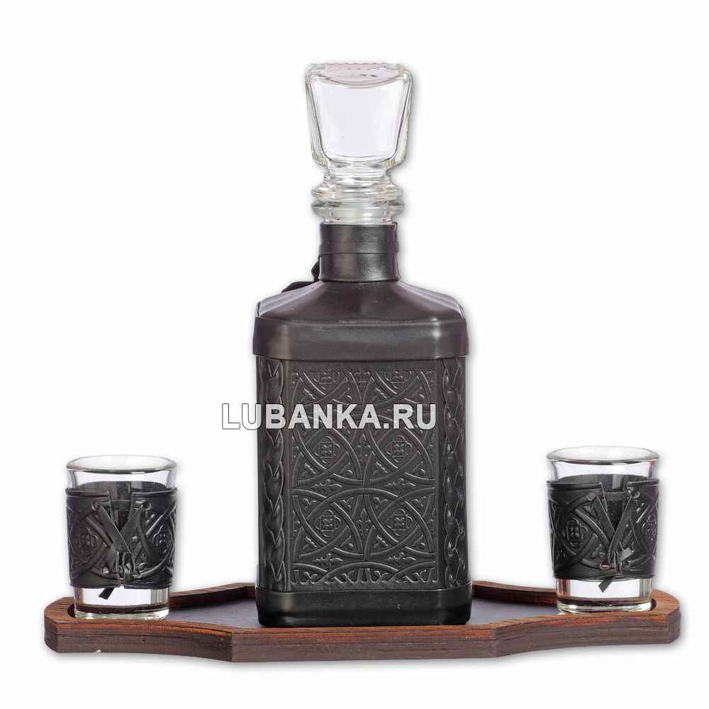 Набор для водки «Уголовный розыск» чёрный