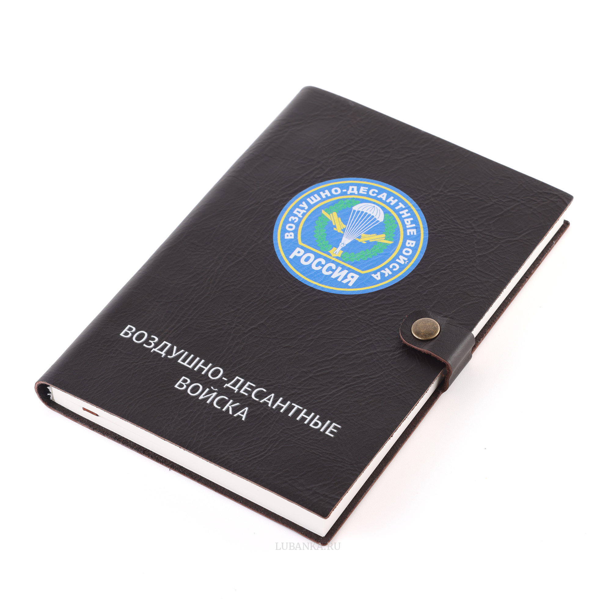 Ежедневник ВДВ мягкая обложка коричневый