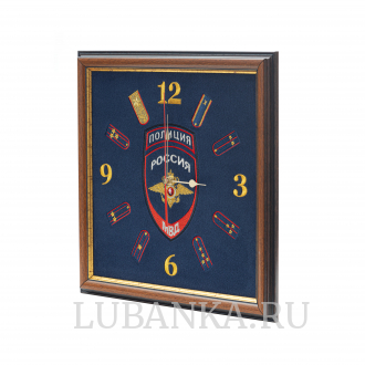 Часы настенные Полиция