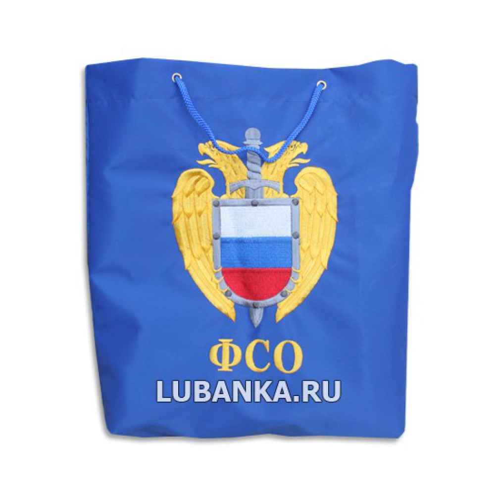 Сумка с вышивкой «ФСО», большая