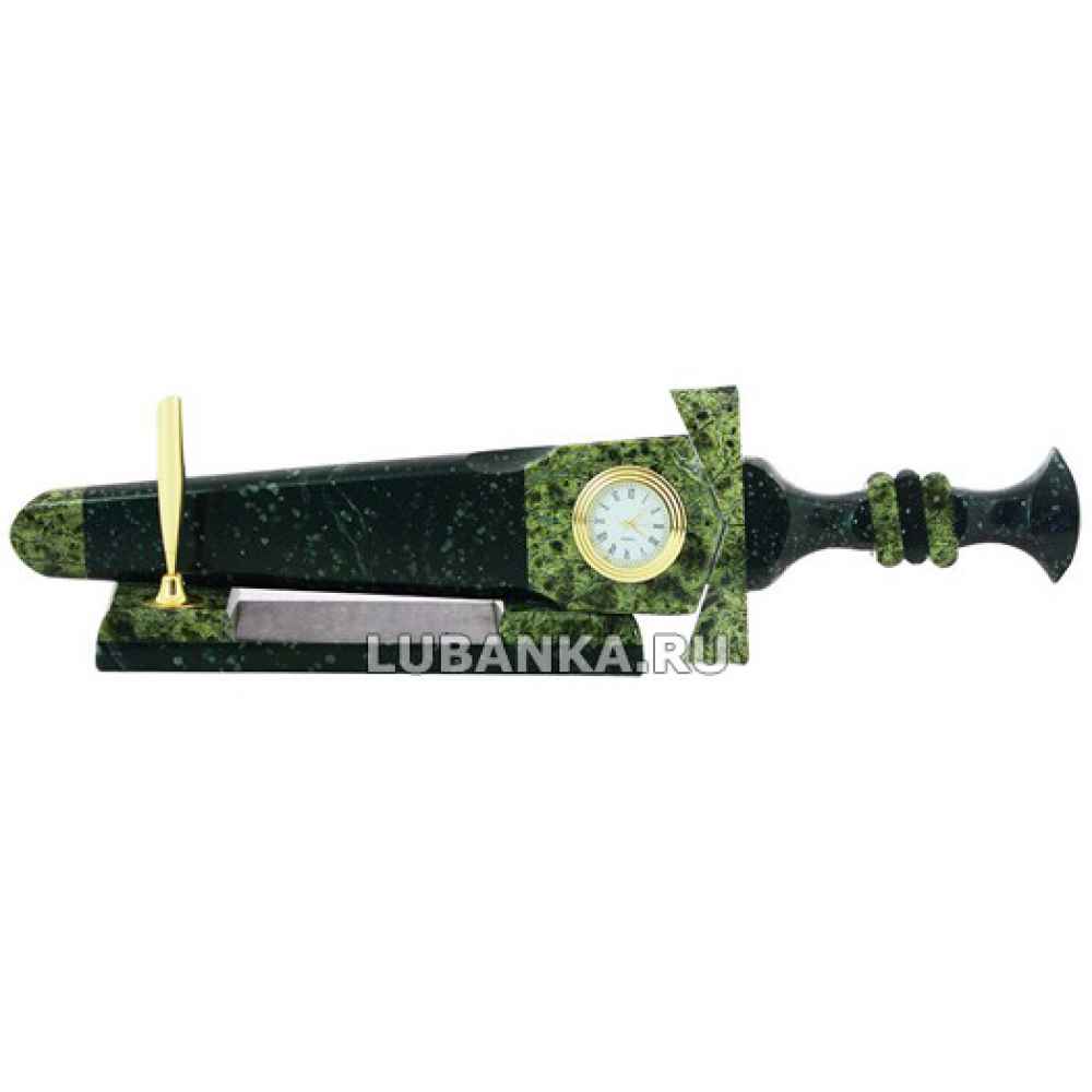Часы настольные «Кинжал»