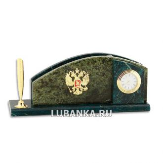 Настольный набор для руководителя «Герб» из камня