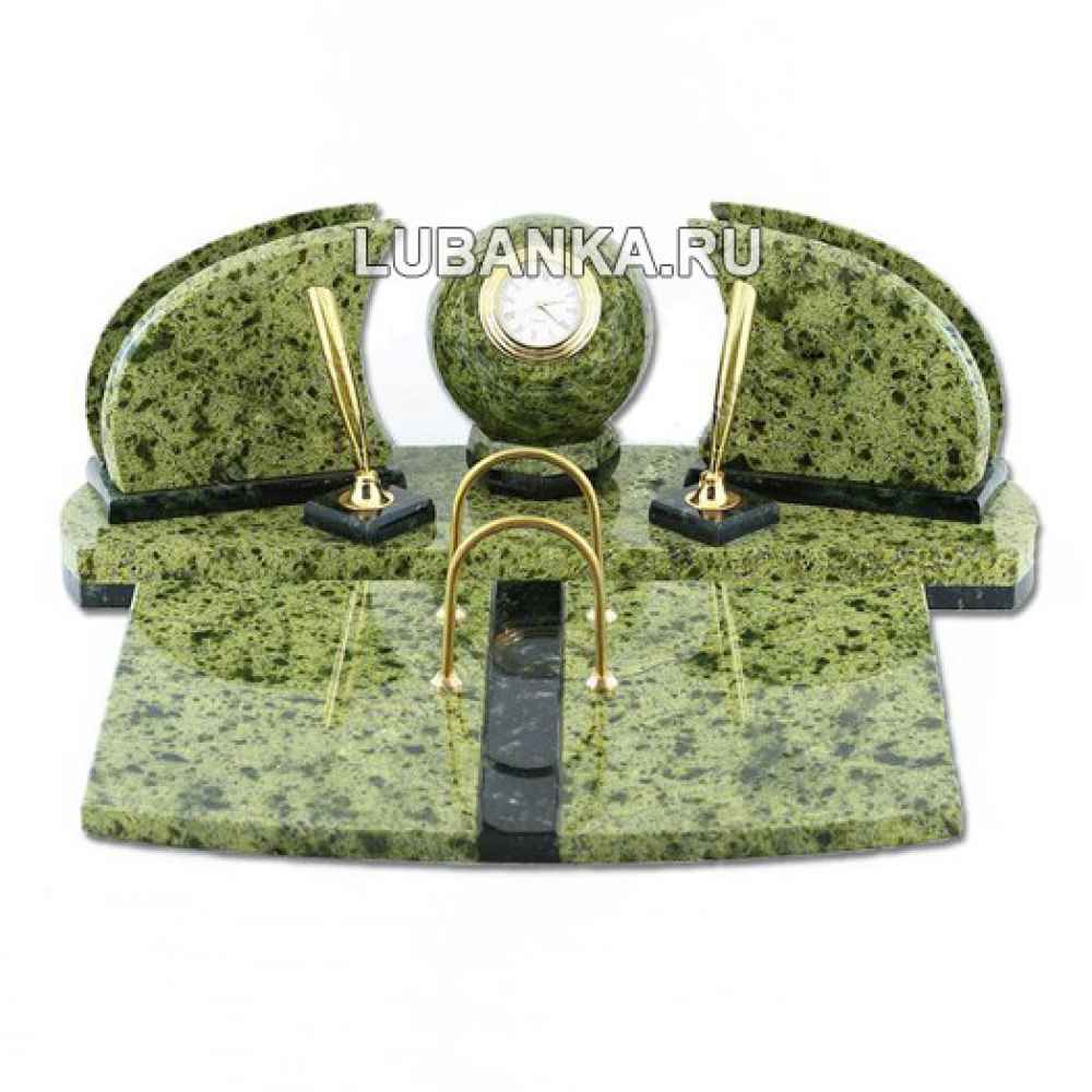 Настольный набор для руководителя «Шар» из камня